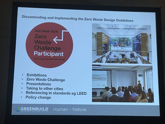 Zero Waste Design, Greenbuild 2018