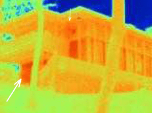 Boulter House thermal imaging photo