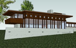 Frank Lloyd Wright Boulter House Tour and Energy Modeling Presentation - Learn how to get LEED for Homes' points.